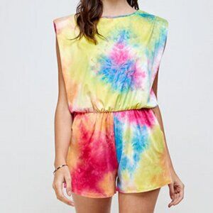 Tie Dye Short Romper